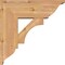 Ekena Millwork Westlake Traditional Smooth Bracket w/ Offset Brace, Western Red Cedar, 7 1/2"W x 20"D x 20"H BKT0806X20X20WTL01SWR - alternate 2